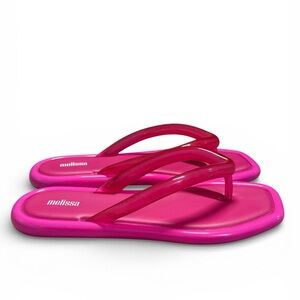 Melissa Hot Pink Jelly Airbubble Flip Flops